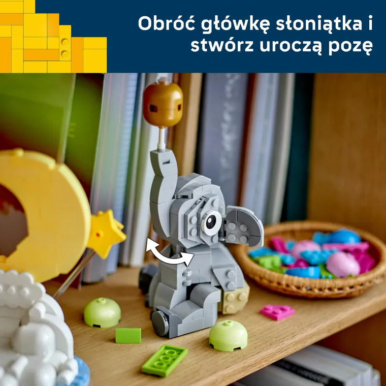 LEGO Iconic, Słoniątko na niebie, 40814