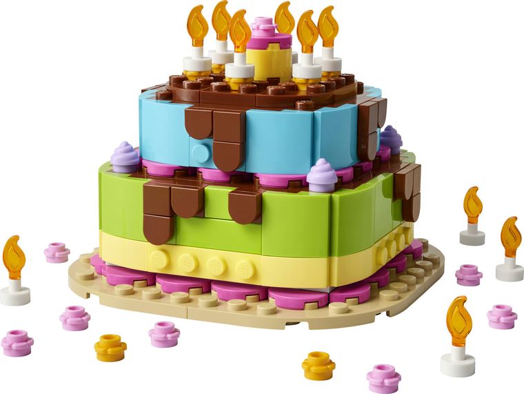 LEGO Iconic, Tort na przyjęcie urodzinowe, 40815