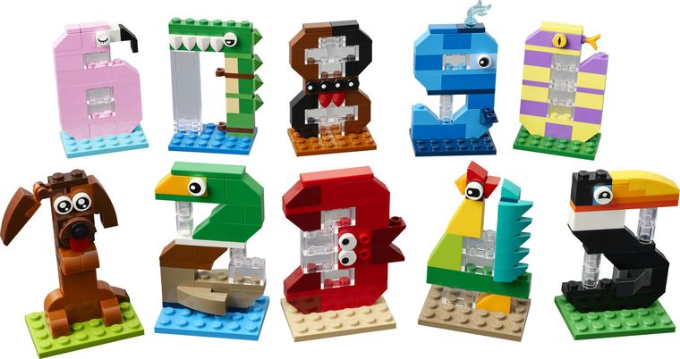 LEGO Iconic, Urodzinowe cyferki, 40807