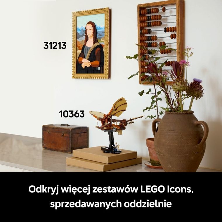 LEGO Icons, Maszyna latająca Leonarda da Vinci, 10363