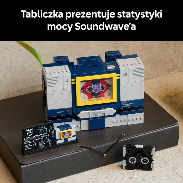 LEGO Icons, Transformers: Soundwave, 10358