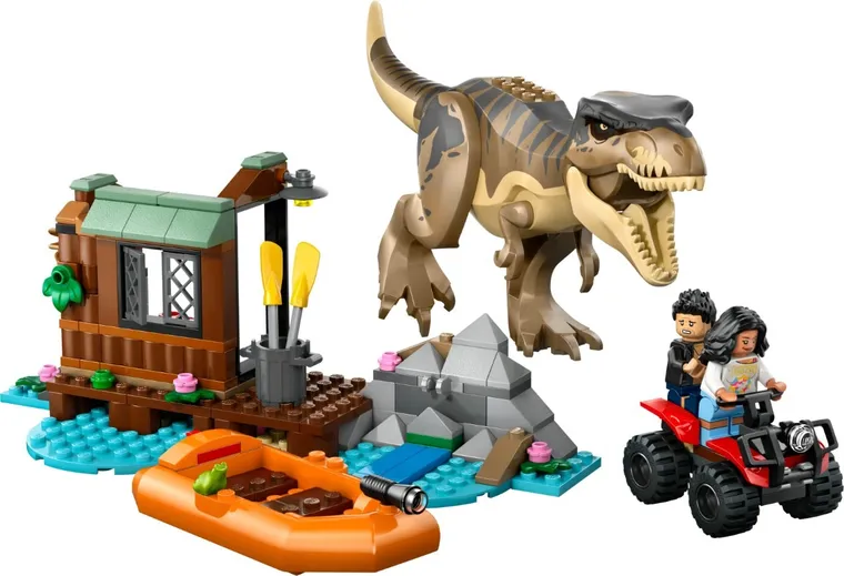 LEGO Jurassic World, Ucieczka rzeką przed tyranozaurem, 76975