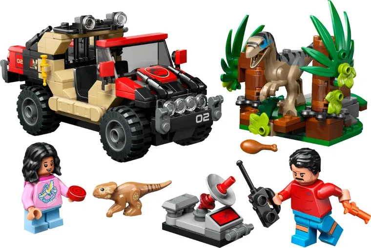 LEGO Jurassic World, Ucieczka terenówką przed raptorem, 76972