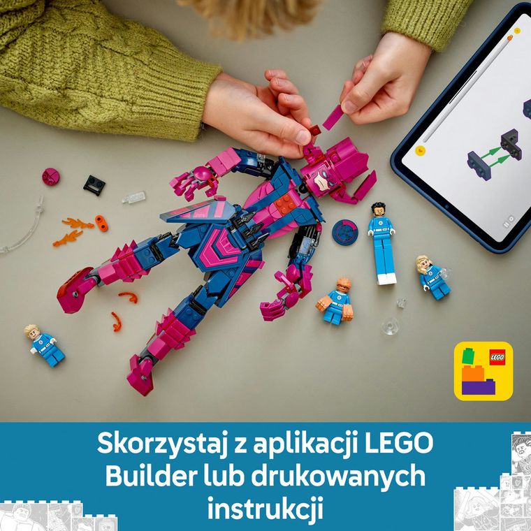 LEGO Marvel, Figurka Fantastycznej Czwórki kontra Galactus, 76316