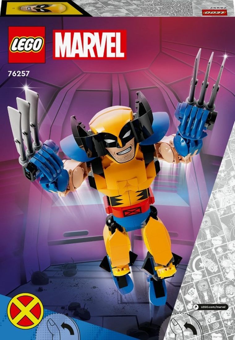 LEGO Marvel, Figurka Wolverine’a do zbudowania, 76257