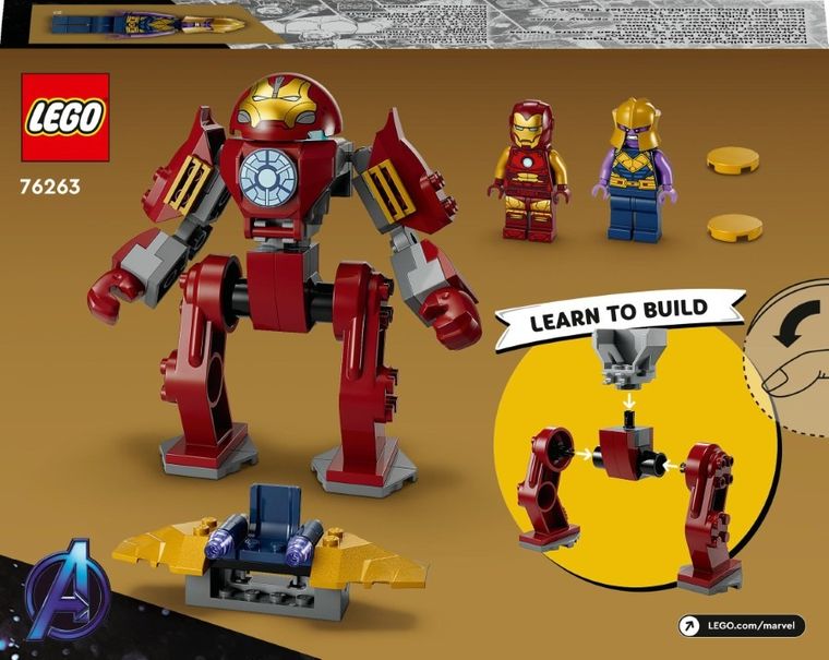 LEGO Marvel, Hulkbuster Iron Mana vs. Thanos, 76263