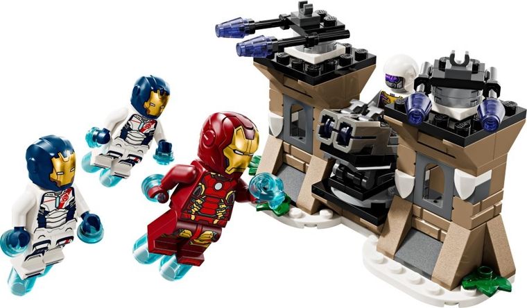 LEGO Marvel, Iron Man i Iron Legion kontra żołnierz Hydry, 76288