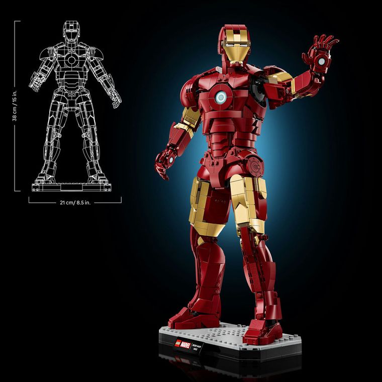 LEGO Marvel, Iron Man Mark 3 - edycja kolekcjonerska, 76344