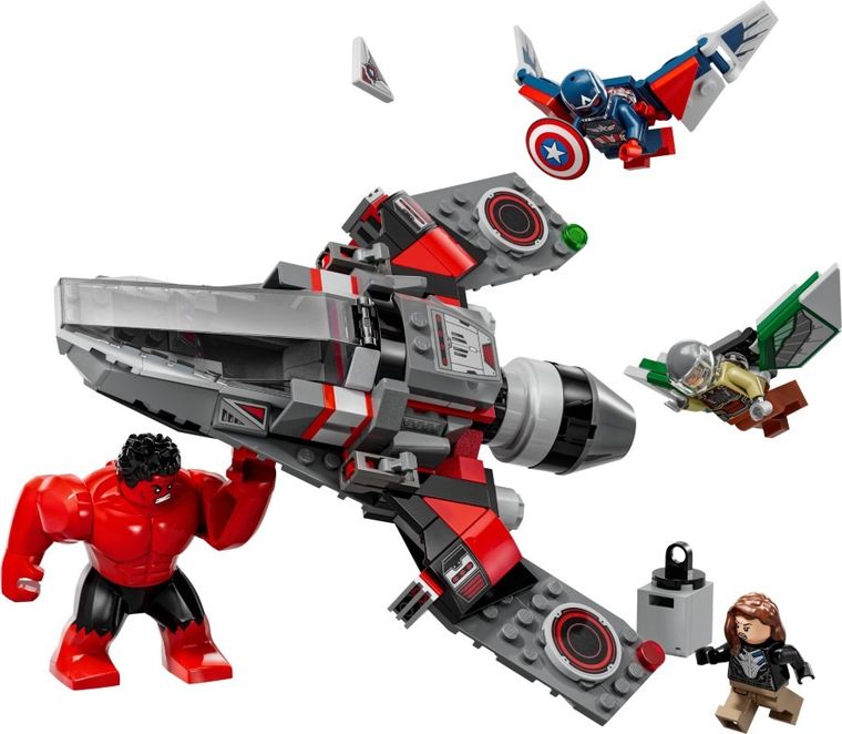 LEGO Marvel, Kapitan Ameryka kontra Czerwony Hulk - bitwa, 76292