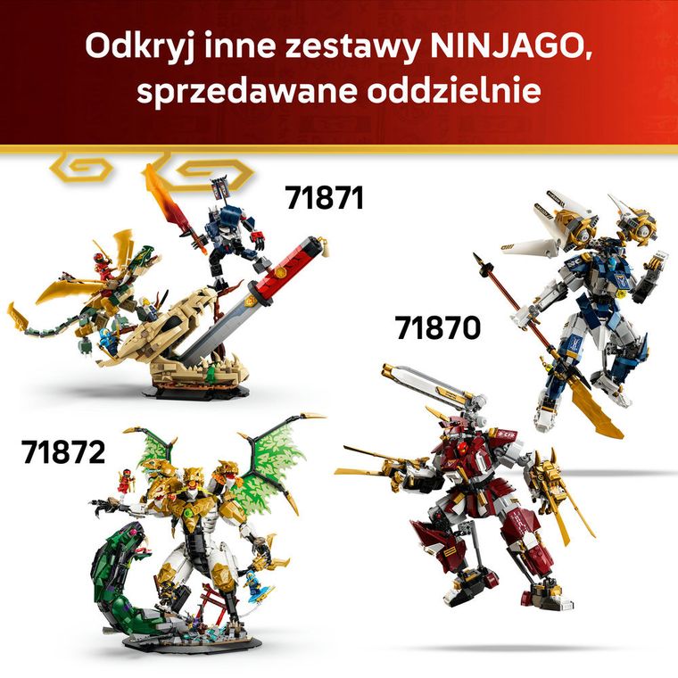 LEGO NINJAGO, Ninjaścigacz X-1 - 15-lecie, 71867