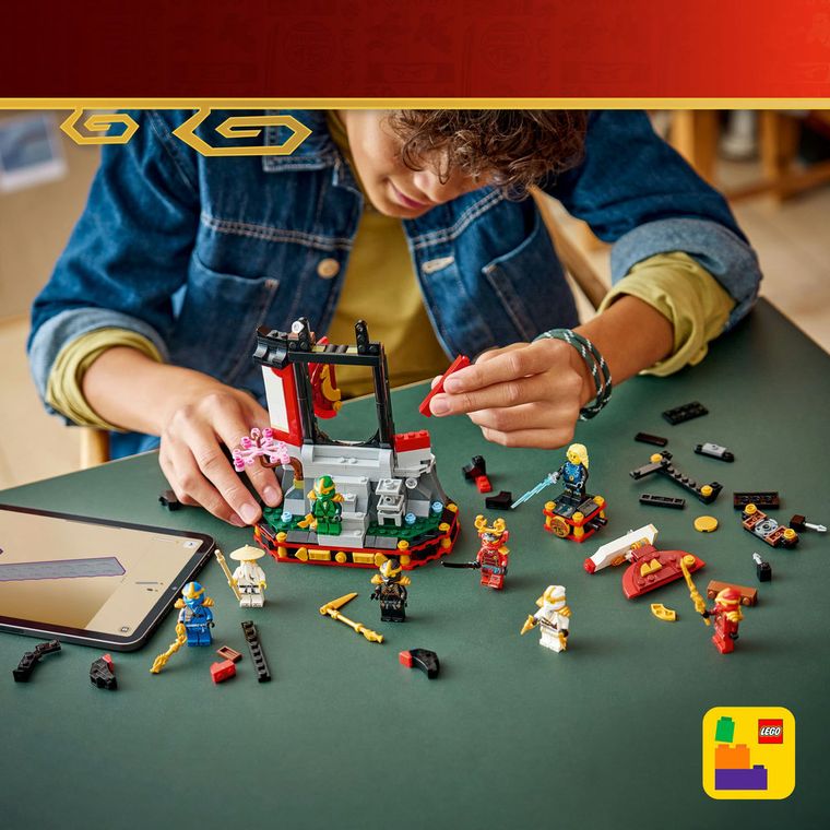 LEGO NINJAGO, Ozdoba z postaciami ninja - 15-lecie, 71866