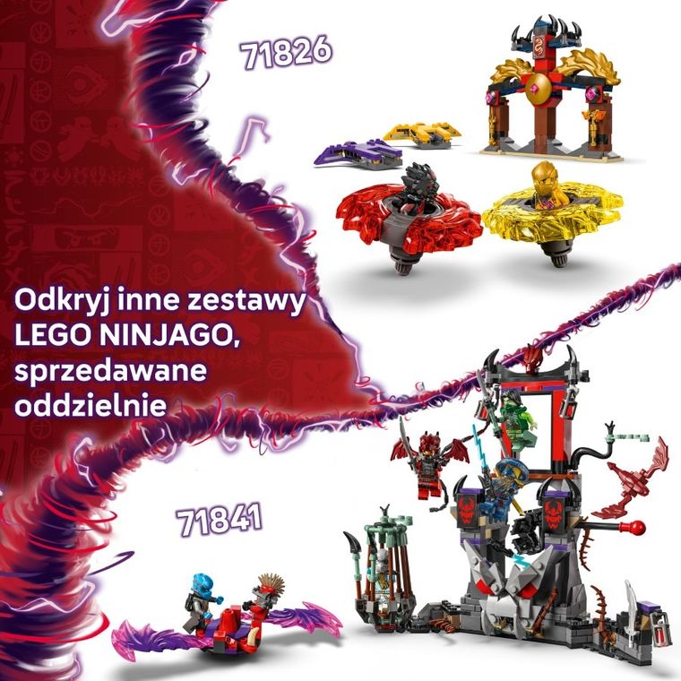 LEGO NINJAGO, Samochód wyścigowy Lloyda z napędem typu pull-back, 71828