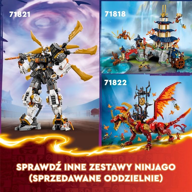 LEGO NINJAGO, Tytanowy smok-mech Cole’a, 71821