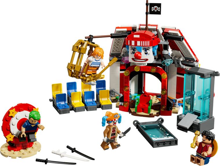 LEGO ONE PIECE, Namiot cyrkowy klauna Buggy’ego, 75637