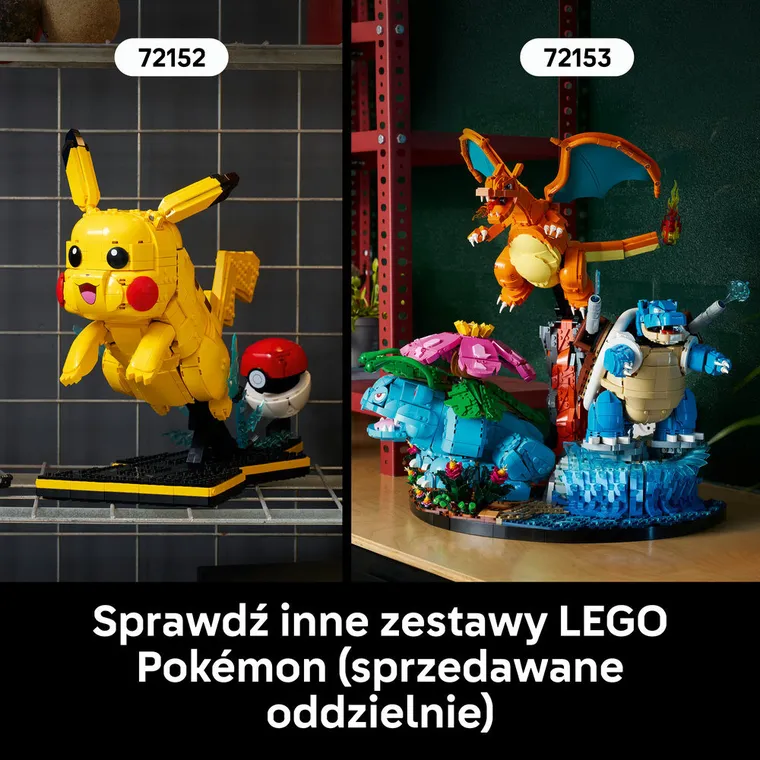LEGO Pokémon, Eevee, gadżet z gry, zestaw dla dorosłych, 72151