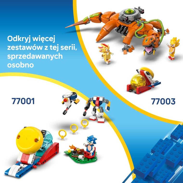 LEGO Sonic The Hedgehog, Cyclone kontra Metal Sonic, 77002