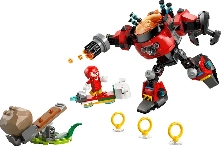 LEGO Sonic the Hedgehog, Knuckles kontra Dr. Eggman w mechu Egg Crusher, 77005