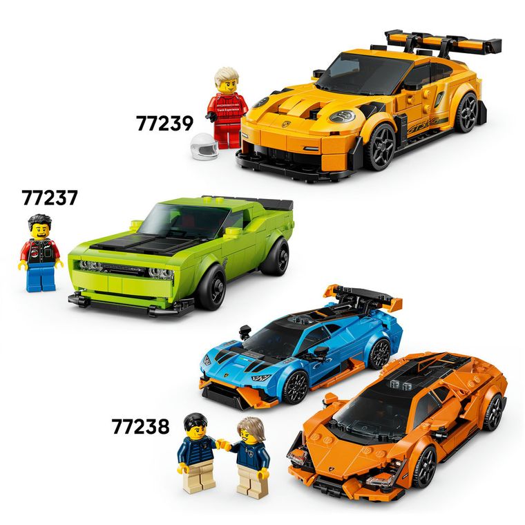 LEGO Speed Champions, Hipersamochód Bugatti Centodieci, 77240