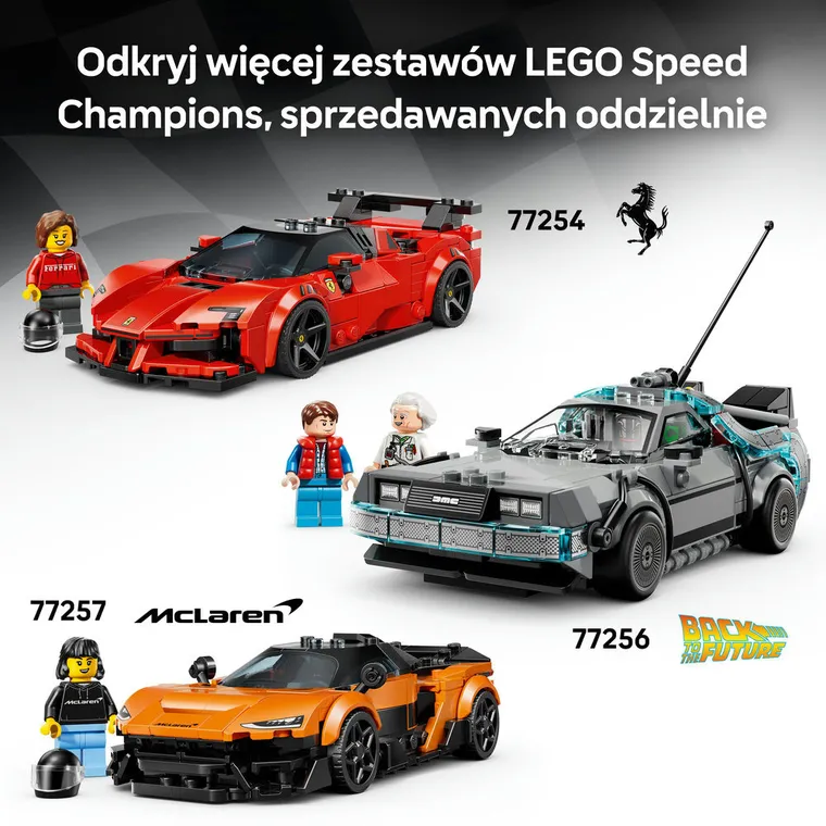 LEGO Speed Champions, Hipersamochód sportowy Bugatti Vision GT, 77253