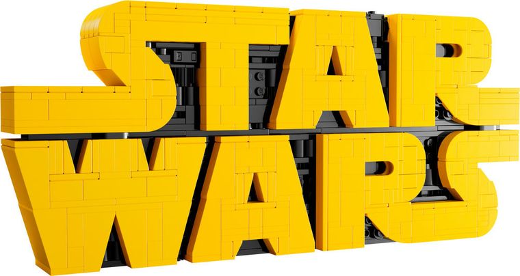 LEGO Star Wars, Logo Star Wars zbudowane z klocków, 75407