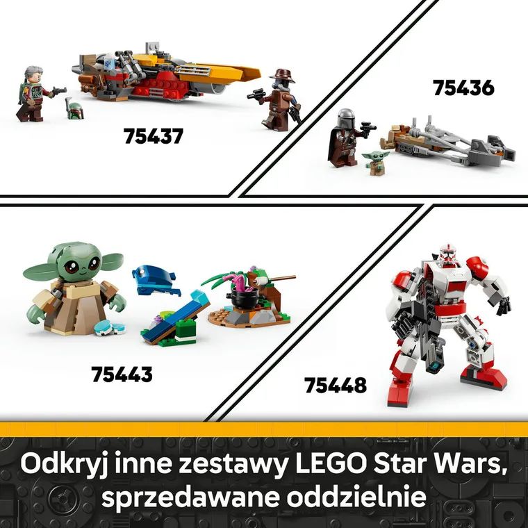 LEGO Star Wars, Oblężenie Mandalory - zestaw bitewny, 75449