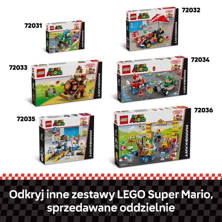 LEGO Super Mario, Mario Kart - Baby Mario kontra Baby Luigi, 72034