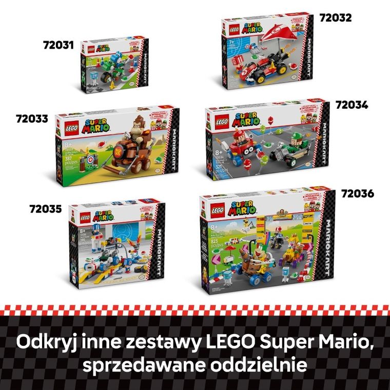 LEGO Super Mario, Mario Kart - Standard Kart, 72032