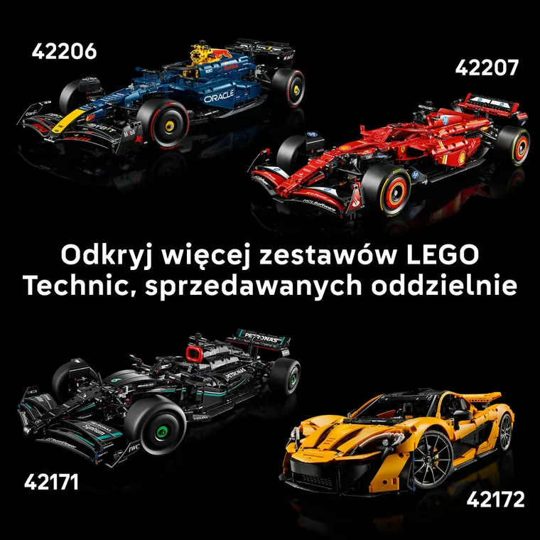 LEGO Technic, Bolid McLaren MCL39 F1, zestaw dla dorosłych, 42228