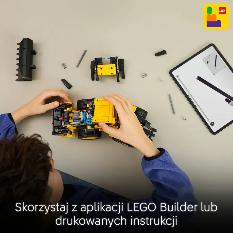 LEGO Technic, Ładowarka kołowa Volvo L120 Electric, 42209