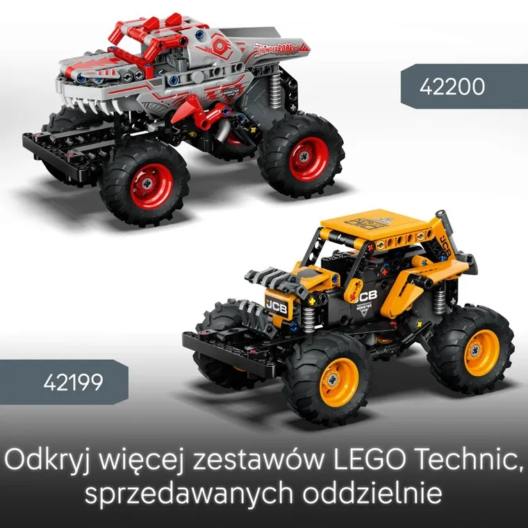 LEGO Technic, Monster Jam ThunderROARus z napędem typu pull-back, 42200