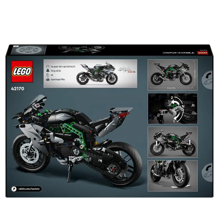 LEGO Technic, Motocykl Kawasaki Ninja H2R, 42170