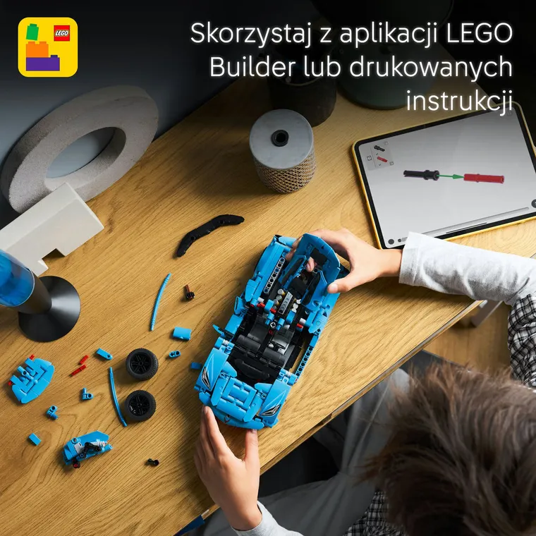 LEGO Technic, Niebieski Chevrolet Corvette Stingray, 42217