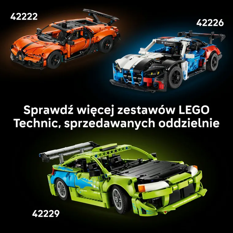 LEGO Technic, Samochód Fast and Furious Dodge Charger R/T, 42231