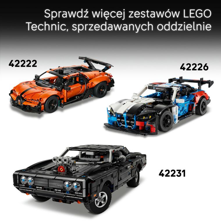 LEGO Technic, Samochód Fast and Furious Mitsubishi Eclipse, 42229