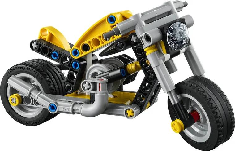 LEGO Technic, Żółty motocykl, 42225