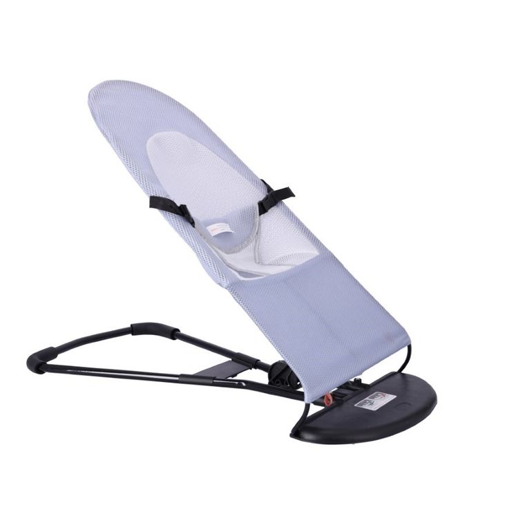 Leżaczek, bujaczek, szary