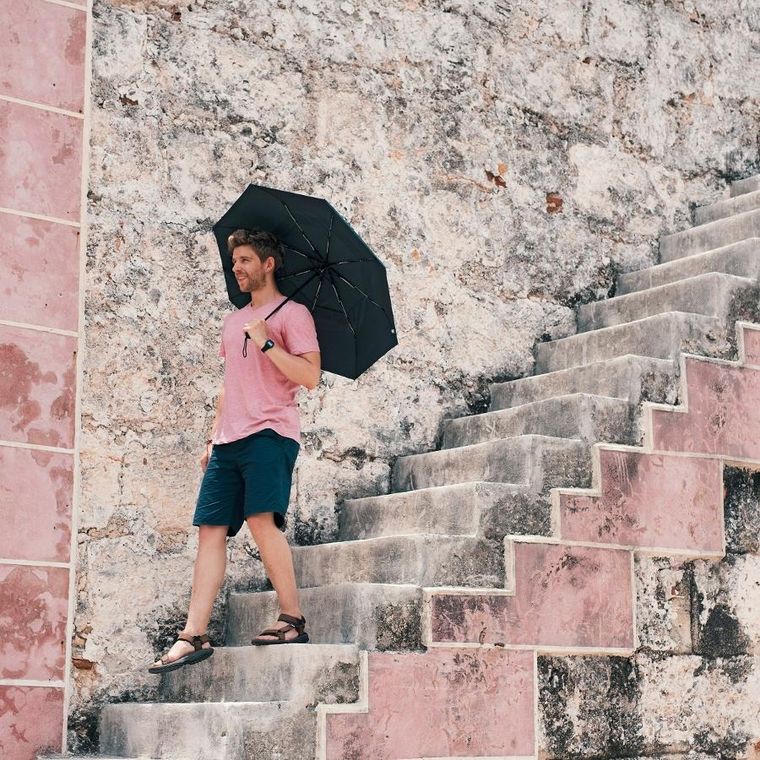 Lifeventure, parasolka automatyczna, black