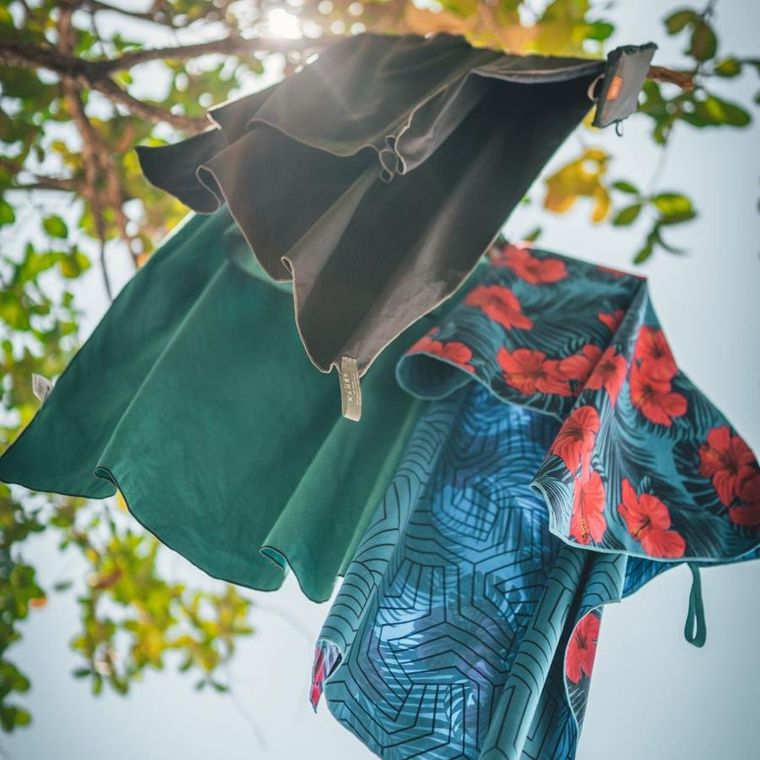 Lifeventure, SoftFibre Recycled Lifeventure, ręcznik szybkoschnący, Rainbow Mountain, 150-90 cm