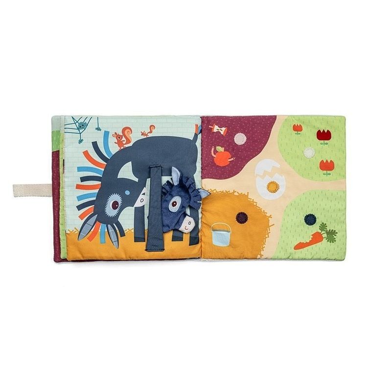 Lilliputiens, Farma, książeczka aktywizująca z mini-pacynkami, 12m+