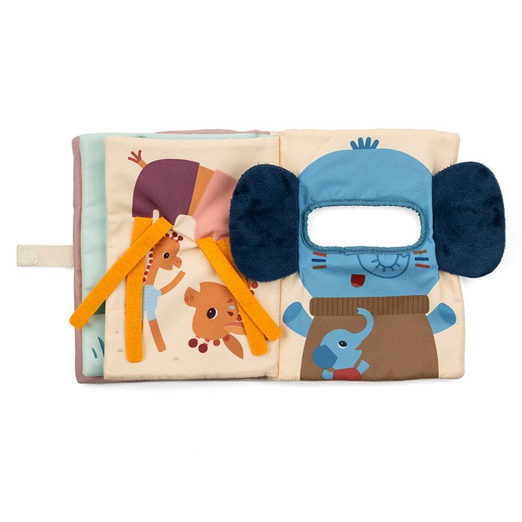 Lilliputiens, Lew Jack, "A kuku", miękka książeczka aktywizująca, 9m+