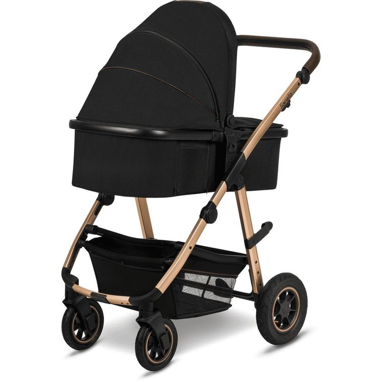 Lionelo, Amber, wózek wielofunkcyjny, 3w1, Black Onyx