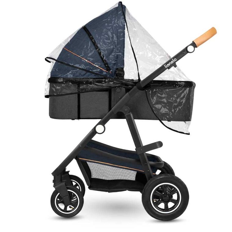 Lionelo, Amber, wózek wielofunkcyjny, 3w1, Blue Navy