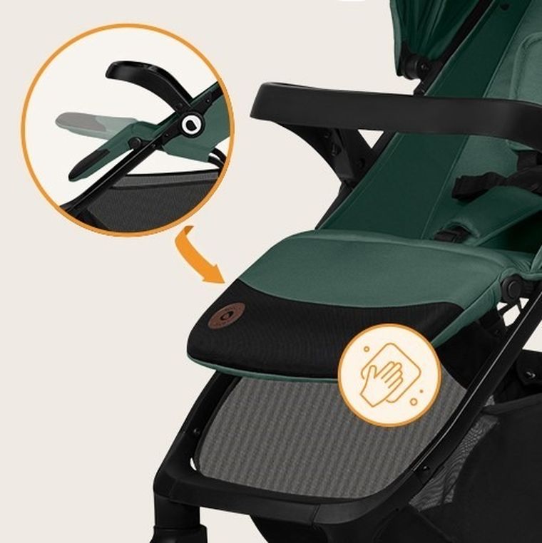 Lionelo, Annet Plus, wózek spacerowy, Green Forest