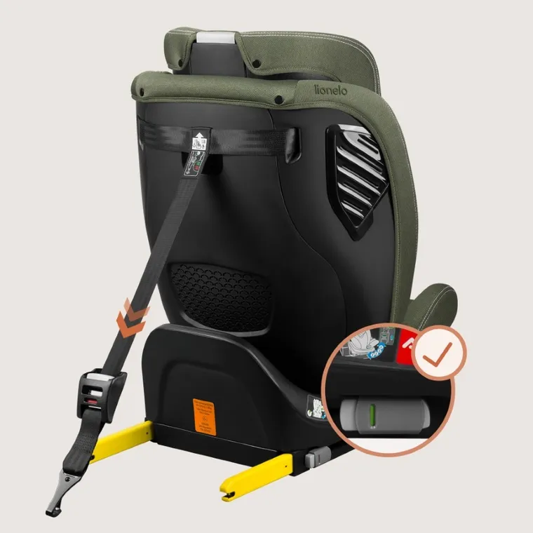 Lionelo, Bastiaan One, I-Size, fotelik samochodowy, Green Olive, 40-150 cm