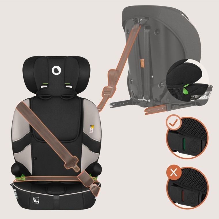 Lionelo, Billy, fotelik samochodowy, i-Size, Beige Latte, 76-150 cm