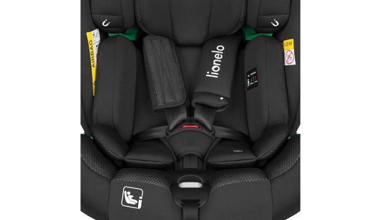 Lionelo, Braam Air, fotelik samochodowy, Black Carbon, 40-150 cm