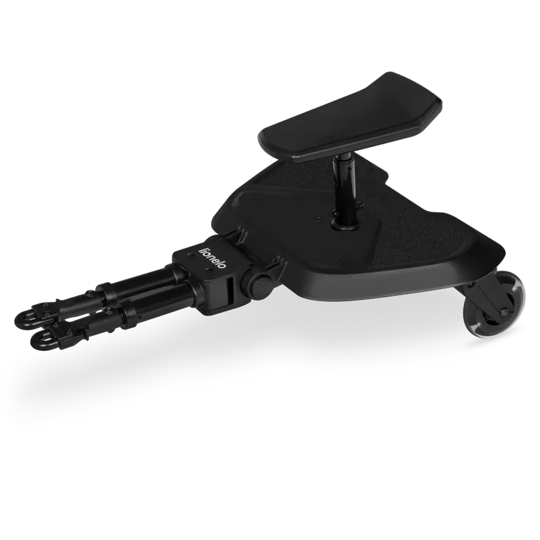 Lionelo, Buggy Board, uniwersalna dostawka do wózka, black onyx