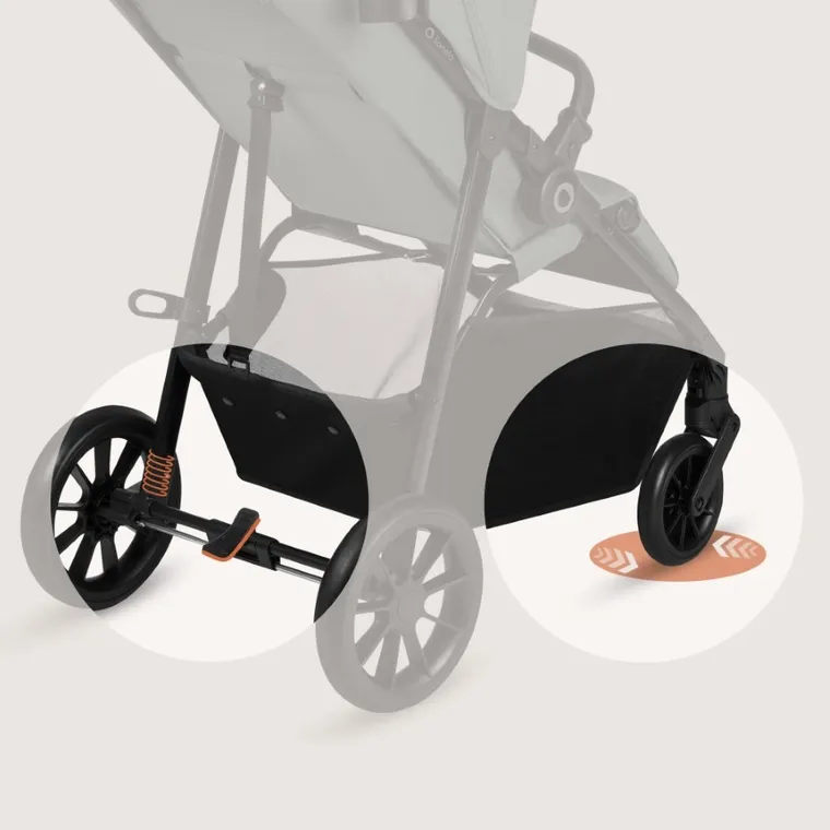 Lionelo, Emerald, wózek spacerowy, green forest