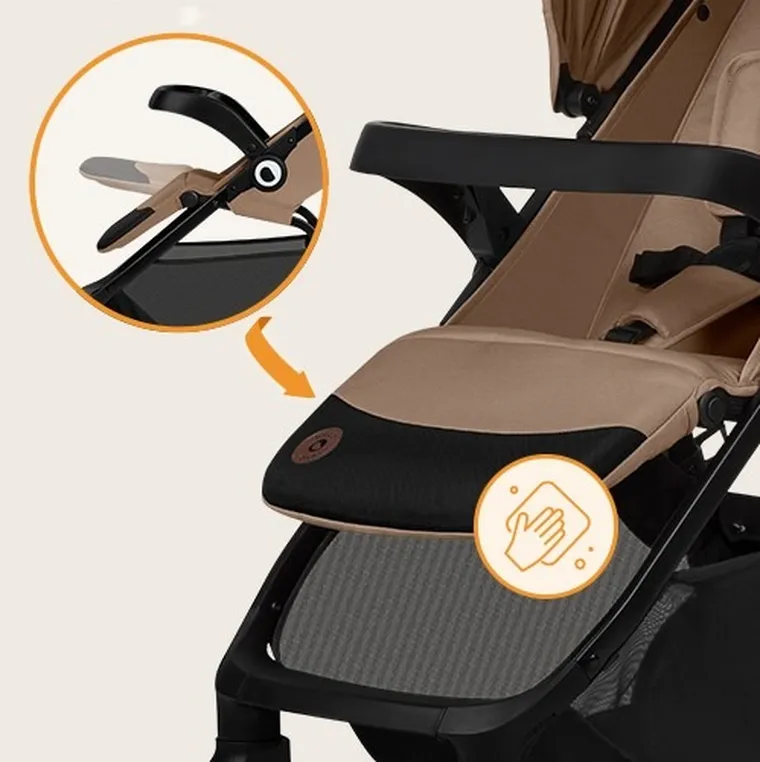 Lionelo, Emma One, wózek spacerowy, Beige Sand