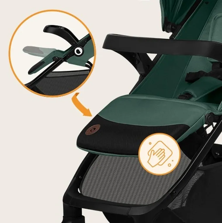 Lionelo, Emma One, wózek spacerowy, Green Forest